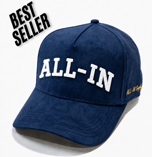 ALL-IN - Navy Blue Suede