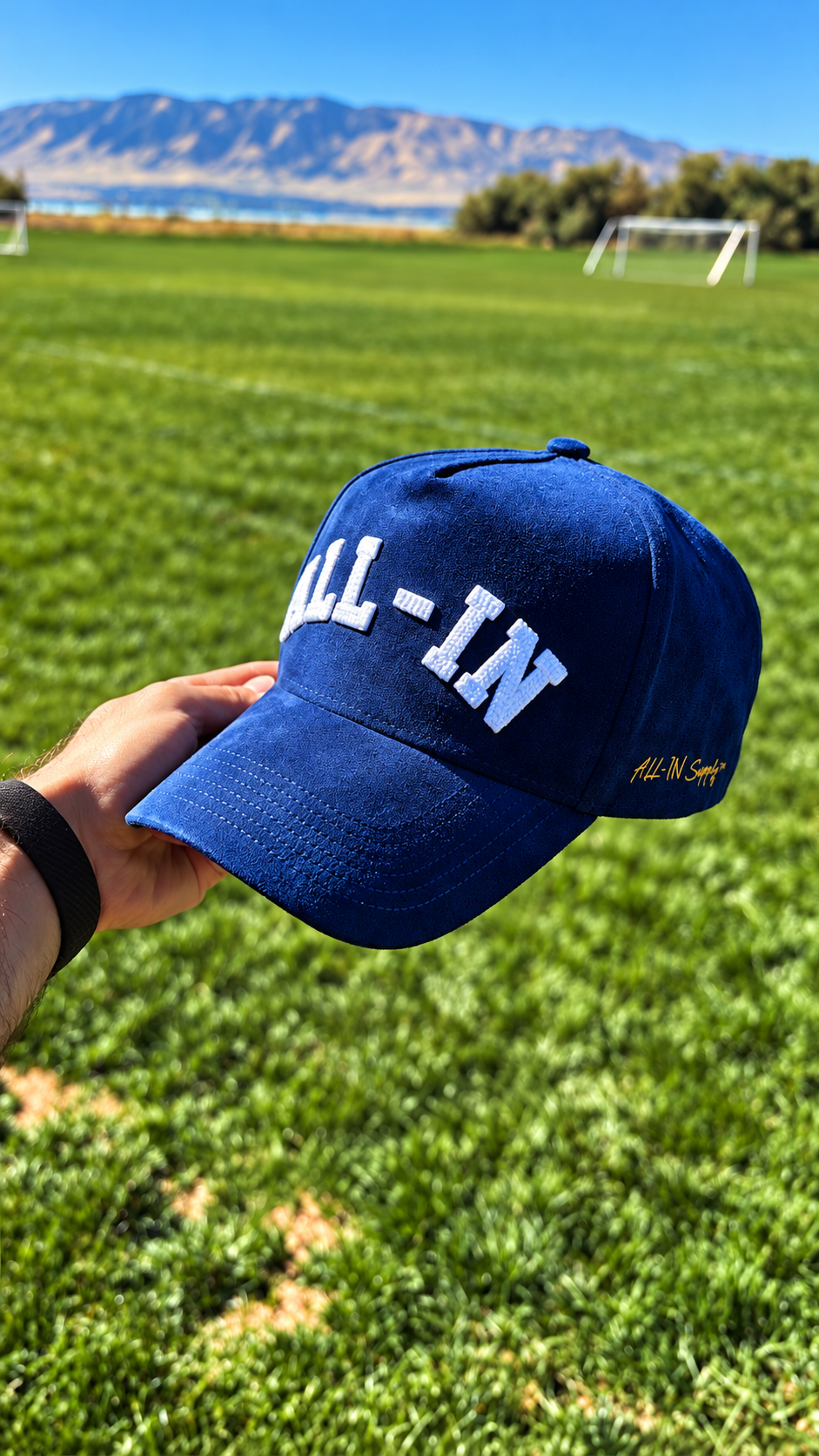 ALL-IN - Navy Blue Suede