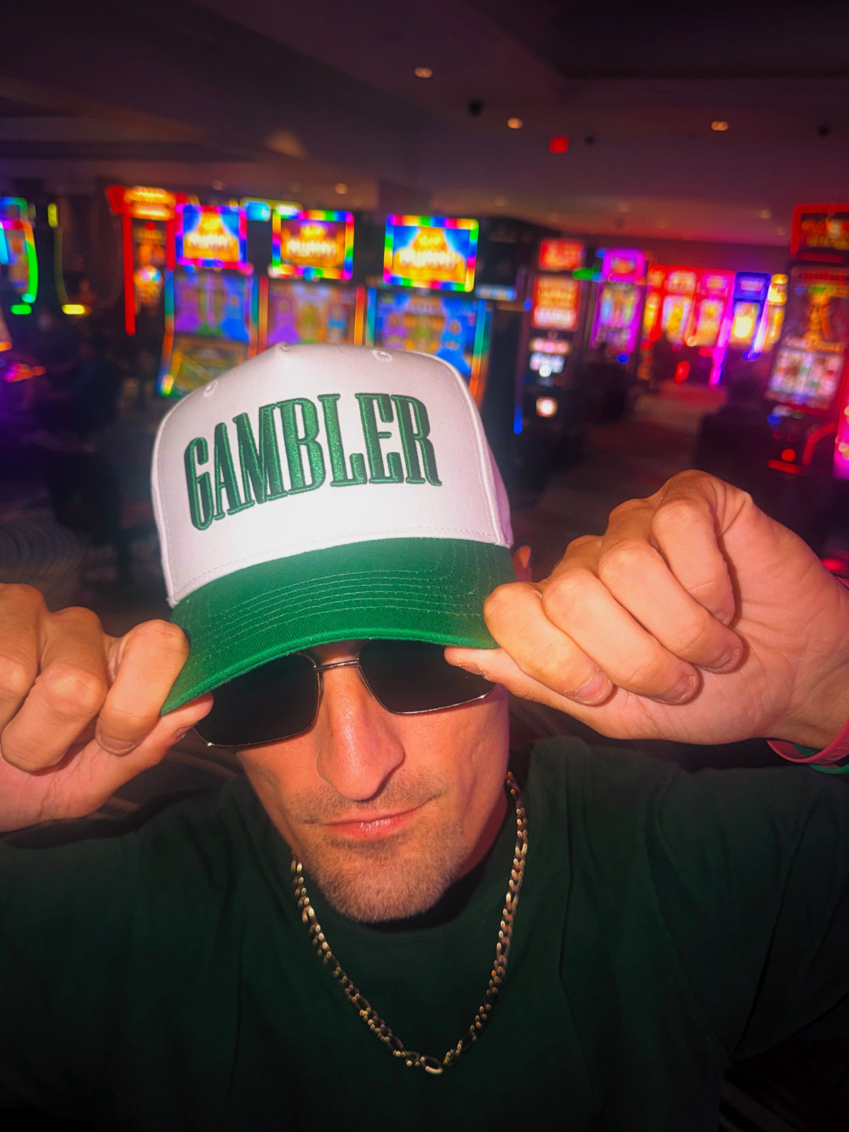 Gambler - White/Green