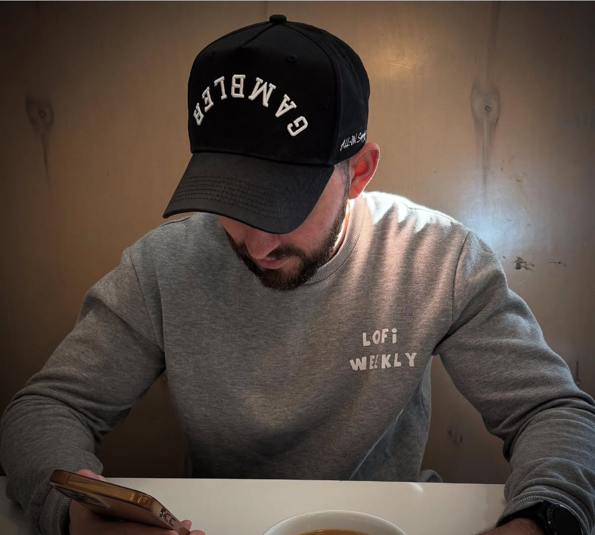 Upside Down Gambler - Black