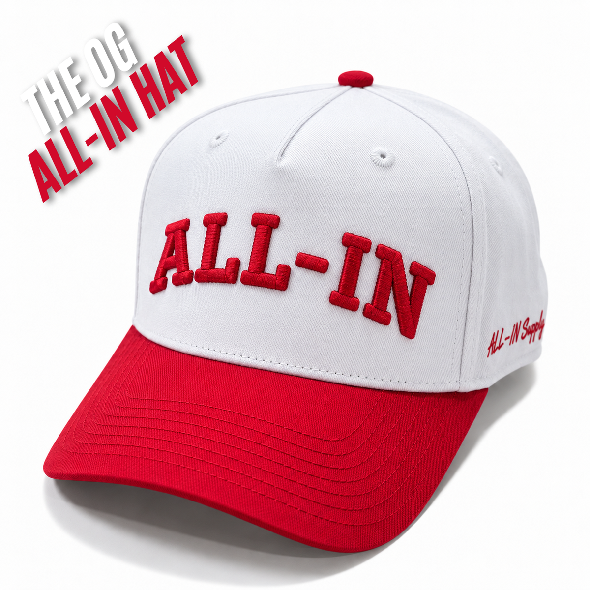 ALL-IN - White/Red